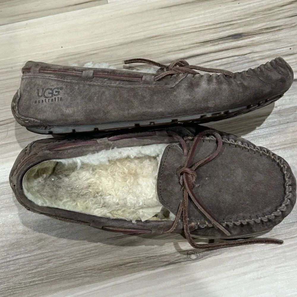 Ugg Australia Brown and Tan Slippers Women’s 8